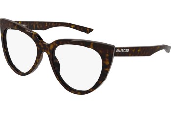 Ochelari Balenciaga BB0218O 002 Cat Eye Havana