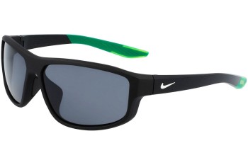 Ochelari de soare Nike Brazen Fuel DJ0805 010 Dreptunghiulari Negri