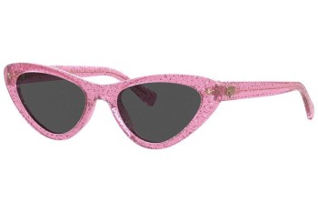 Ochelari de soare Chiara Ferragni CF7006/S QR0/IR Cat Eye Roz