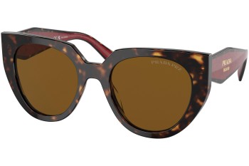 Ochelari de soare Prada PR14WS 2AU5Y1 Polarized Cat Eye Havana