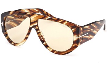 Ochelari de soare Tom Ford FT1044 56E Pilot Havana