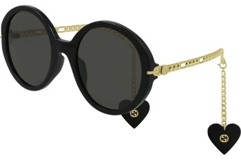 Ochelari de soare Gucci GG0726S 005 Rotunzi Negri