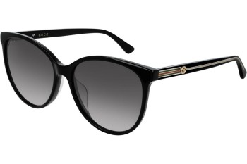 Ochelari de soare Gucci GG0377SKN 001 Cat Eye Negri