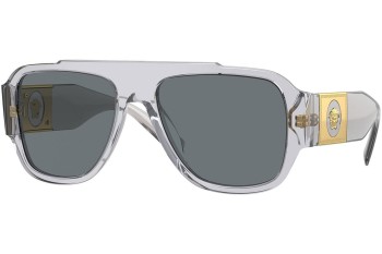 Ochelari de soare Versace Macy'S Aviator VE4436U 530580 Flat Top Gri