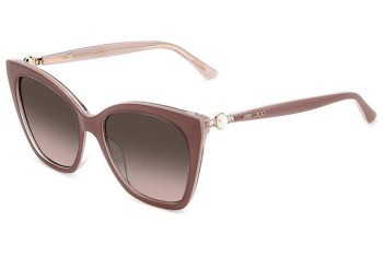 Ochelari de soare Jimmy Choo RUA/G/S Y9A/HA Cat Eye Maro