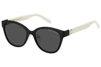 Ochelari de soare Marc Jacobs MARC648/G/S 80S/IR Rotunzi Negri