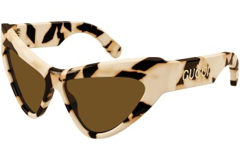 Ochelari de soare Gucci GG1294S 003 Cat Eye Havana