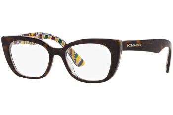 Ochelari Dolce & Gabbana DX3357 3217 Cat Eye Havana