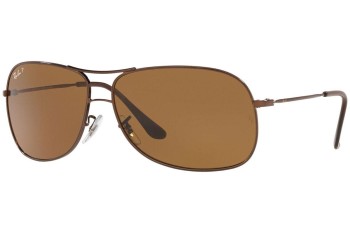 Ochelari de soare Ray-Ban RB3267 014/83 Polarized Pilot Maro