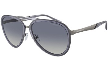 Ochelari de soare Emporio Armani EA2145 33584L Pilot Albaștri