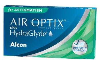 Air Optix plus HydraGlyde pentru Astigmatism lunare (6 lentile)