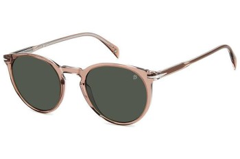 Ochelari de soare David Beckham DB1139/S 8XO/QT Rotunzi Roz