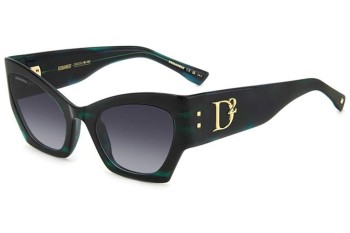 Ochelari de soare Dsquared2 D20132/S 6AK/9O Cat Eye Verzi