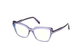 Ochelari Tom Ford FT5948-B 081 Cat Eye Violeți