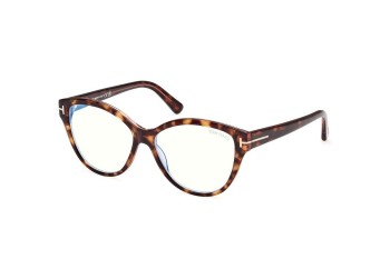 Ochelari Tom Ford FT5954-B 056 Cat Eye Havana