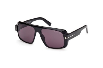 Ochelari de soare Tom Ford FT1101 01A Flat Top Negri