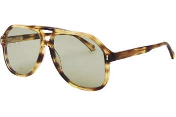 Ochelari de soare Gucci GG1042S 004 Pilot Havana