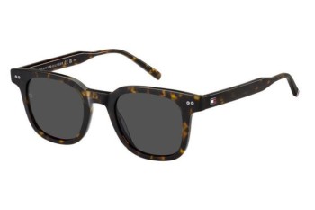 Ochelari de soare Tommy Hilfiger TH2126/S 086/IR Dreptunghiulari Havana