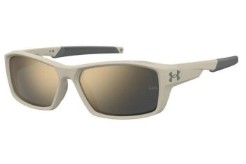 Ochelari de soare Under Armour UAFANATICAL 2QU/JO Dreptunghiulari Bej