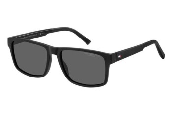 Ochelari de soare Tommy Hilfiger TH2142/S 807/M9 Polarized Dreptunghiulari Negri