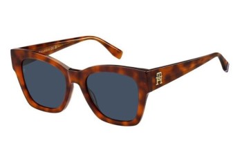 Ochelari de soare Tommy Hilfiger TH2156/S 0UC/KU Dreptunghiulari Havana