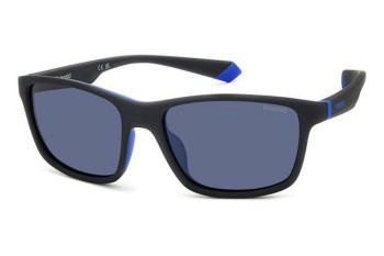 Ochelari de soare Polaroid PLD2153/S 0VK/C3 Polarized Dreptunghiulari Negri