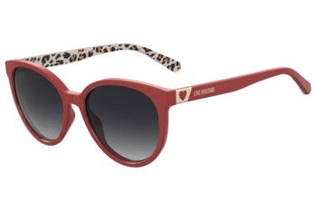 Ochelari de soare Love Moschino MOL041/S 3VJ/9O Rotunzi Roșii