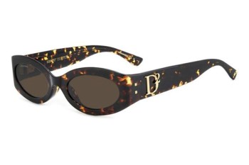 Ochelari de soare Dsquared2 D20150/G/S 086/70 Ovali Havana