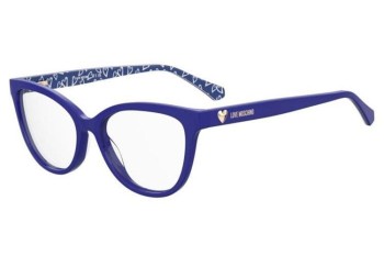 Ochelari Love Moschino MOL640 S6F Cat Eye Albaștri