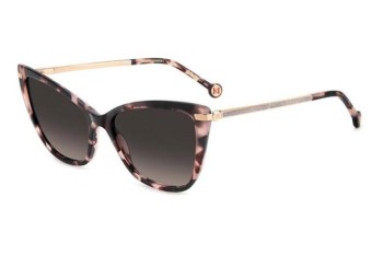 Ochelari de soare Carolina Herrera HER0262/S HT8/HA Cat Eye Havana