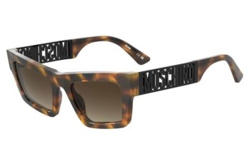 Ochelari de soare Moschino MOS171/S 086/HA Dreptunghiulari Havana