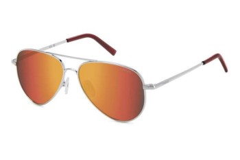 Ochelari de soare Polaroid Junior PLD8015/N GHP/OZ Polarized Pilot Argintii