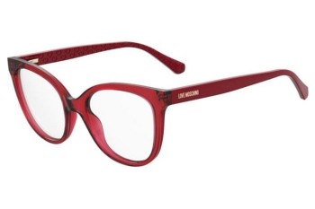 Ochelari Love Moschino MOL635 C9A Cat Eye Roșii