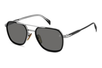 Ochelari de soare David Beckham DB1161/S 284/M9 Polarized Dreptunghiulari Argintii