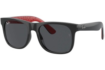 Ochelari de soare Ray-Ban Junior Junior Justin Marvel Collection RJ9069S 716687 Pătrați Negri