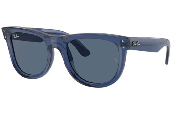 Ochelari de soare Ray-Ban RBR0502SF 67083A Pătrați Albaștri