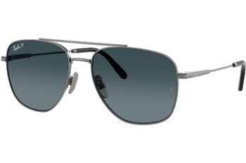 Ochelari de soare Ray-Ban RB8097 165/S3 Pilot Argintii