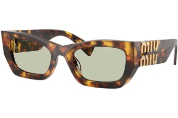 Ochelari de soare Miu Miu MU09WS 14L50O Dreptunghiulari Havana