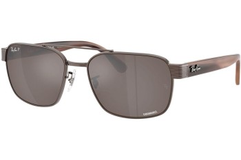 Ochelari de soare Ray-Ban RB3751CH 9259AN Polarized Pătrați Maro