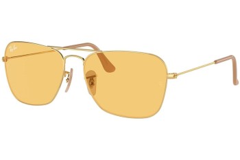 Ochelari de soare Ray-Ban Caravan RB3136 001/4A Pilot Aurii