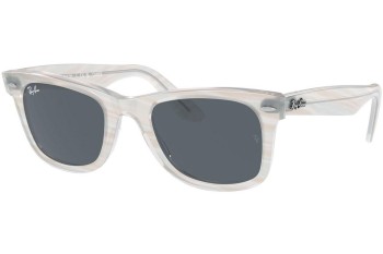 Ochelari de soare Ray-Ban Wayfarer RB2140F 1407R5 Pătrați Albaștri