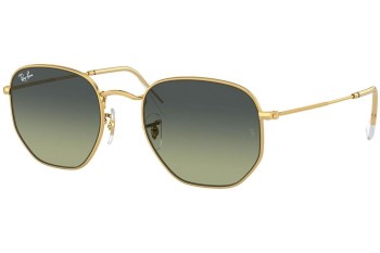 Ochelari de soare Ray-Ban Hexagonal RB3548 001/BH Pilot Aurii