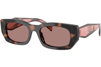 Ochelari de soare Prada PRB05S 23A60B Pătrați Havana