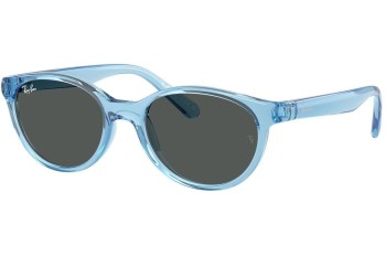 Ochelari de soare Ray-Ban Junior RJ9080S 716887 Rotunzi Albaștri