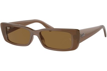 Ochelari de soare Ray-Ban RB4425 677973 Dreptunghiulari Maro