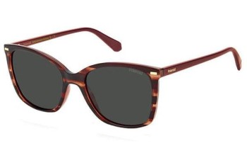 Ochelari de soare Polaroid PLD4108/S 0UC/M9 Polarized Cat Eye Havana