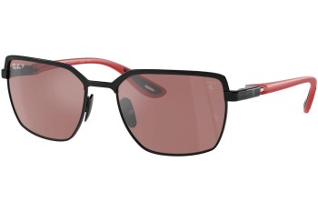 Ochelari de soare Ray-Ban RB3743M F102H2 Polarized Pătrați Negri