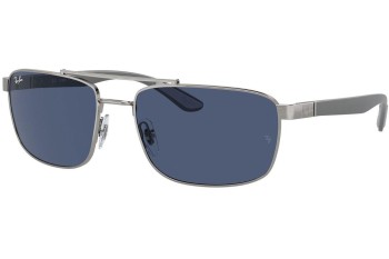 Ochelari de soare Ray-Ban RB3737 004/80 Dreptunghiulari Gri