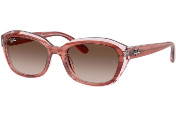 Ochelari de soare Ray-Ban Junior RJ9081S 717313 Dreptunghiulari Maro