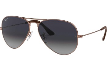 Ochelari de soare Ray-Ban Aviator RB3025 903578 Polarized Pilot Maro